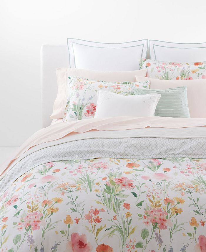 Boho Reversible Printed Comforter & Sham Set, Green Floral (full/queen ·  DISCOUNT BROS
