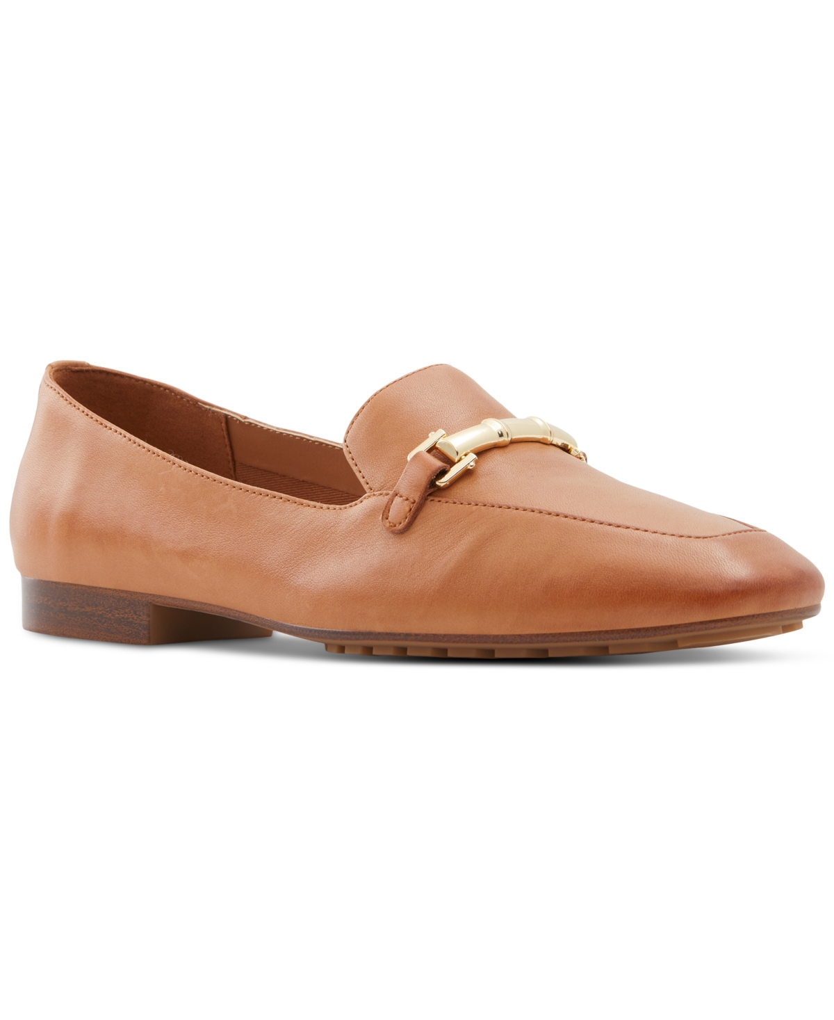 Shop Aldo Women's Boska Bit-ornament Tailored Loafer Flats In Medium Brown