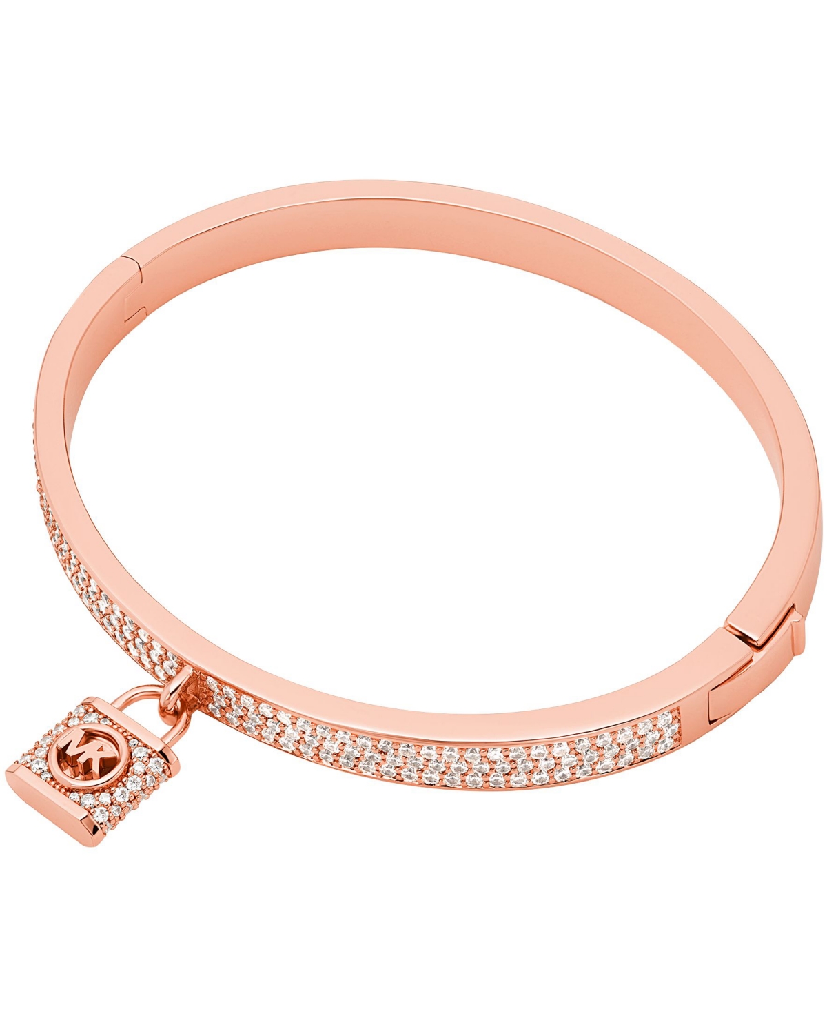 Michael Kors Pave Lock Charm Bangle