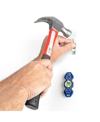 2 Pack Pocket Sized Magnetic Stud Finders and Levels Blue