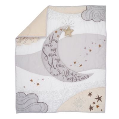 Baby Goodnight Moon 3-Piece Celestial Nursery Crib Bedding Set