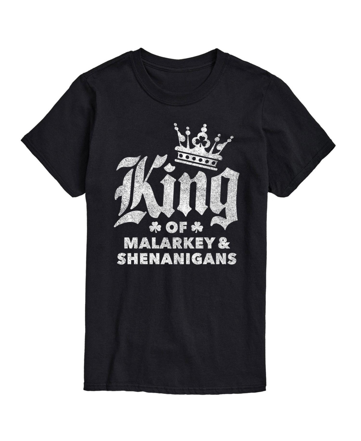 Airwaves Men's King Of Malarkey Graphic T-shirt In Black