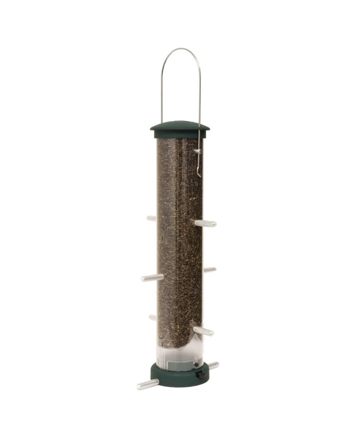 Quick Clean Spruce Nyjer Tube Feeder - Green