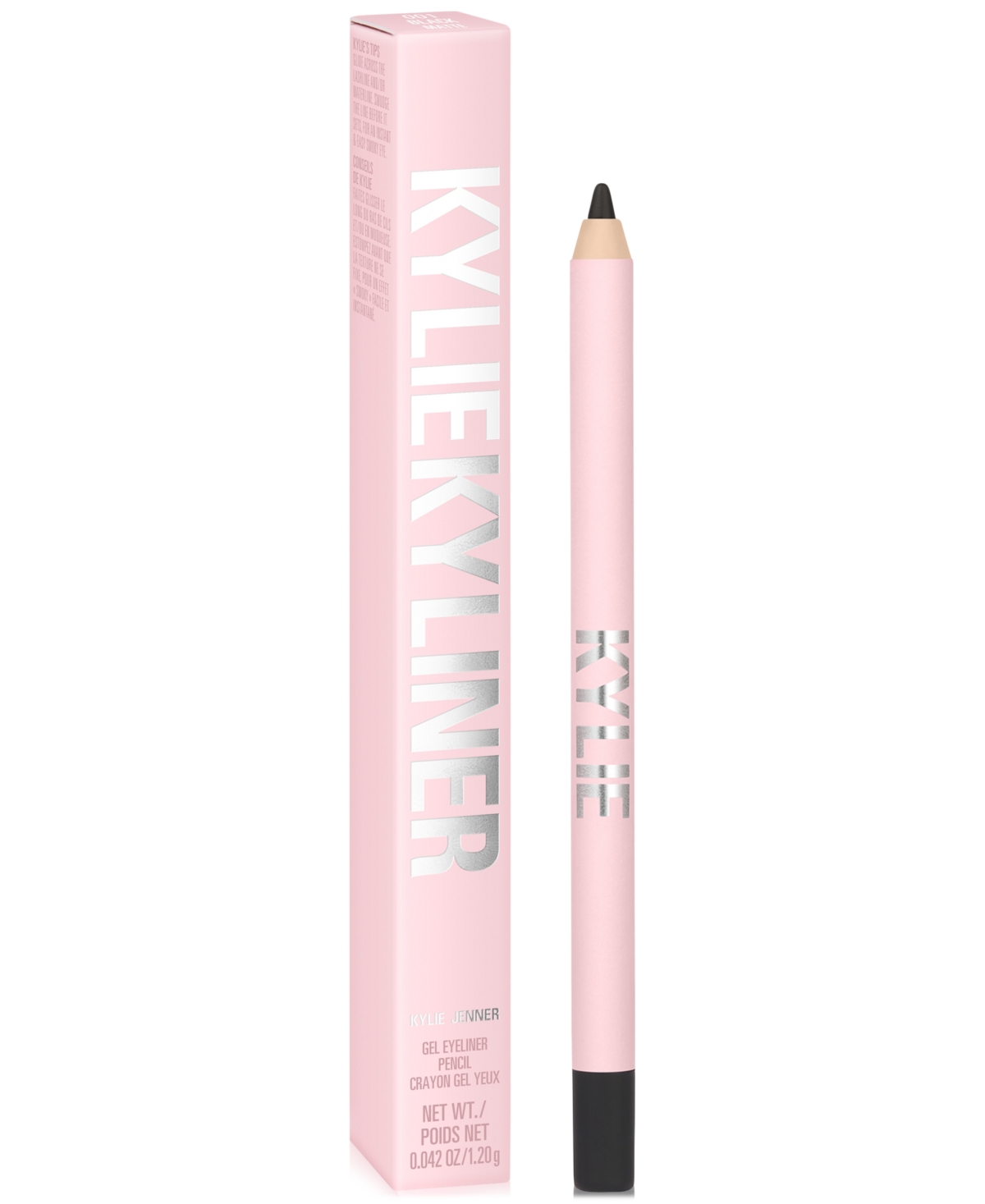 Kylie Cosmetics Kyliner Gel Eyeliner Pencil In Matte Black