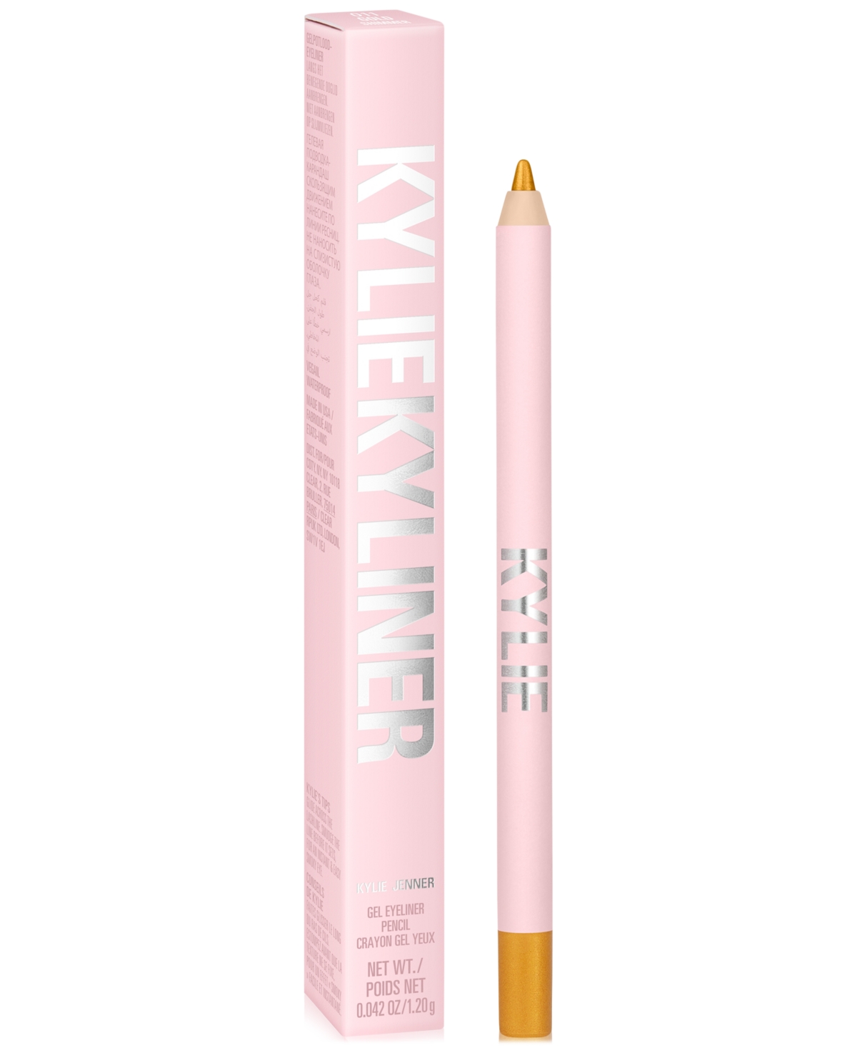Kylie Cosmetics Kyliner Gel Eyeliner Pencil In Shimmery Gold