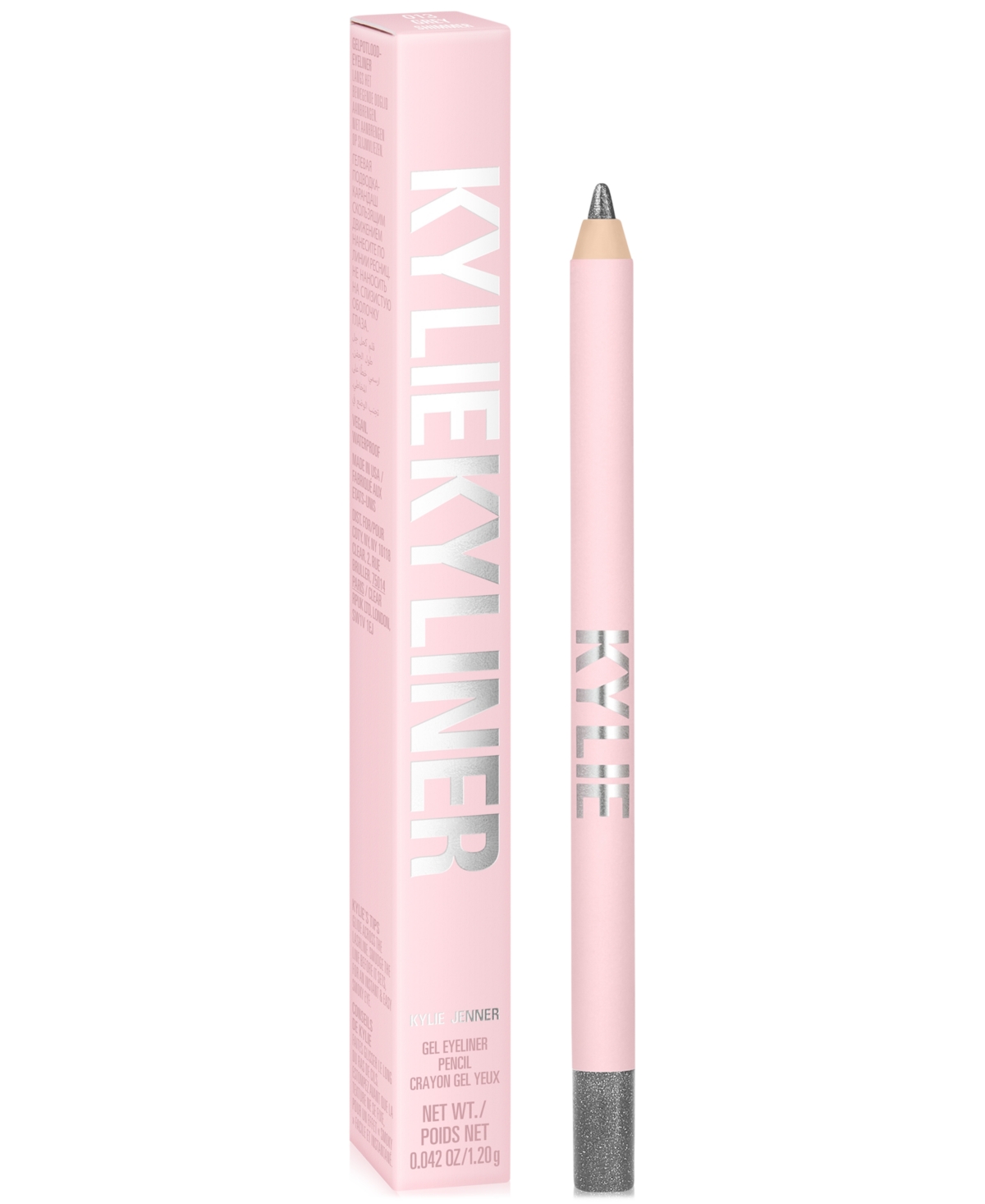 Kylie Cosmetics Kyliner Gel Eyeliner Pencil In Shimmery Grey