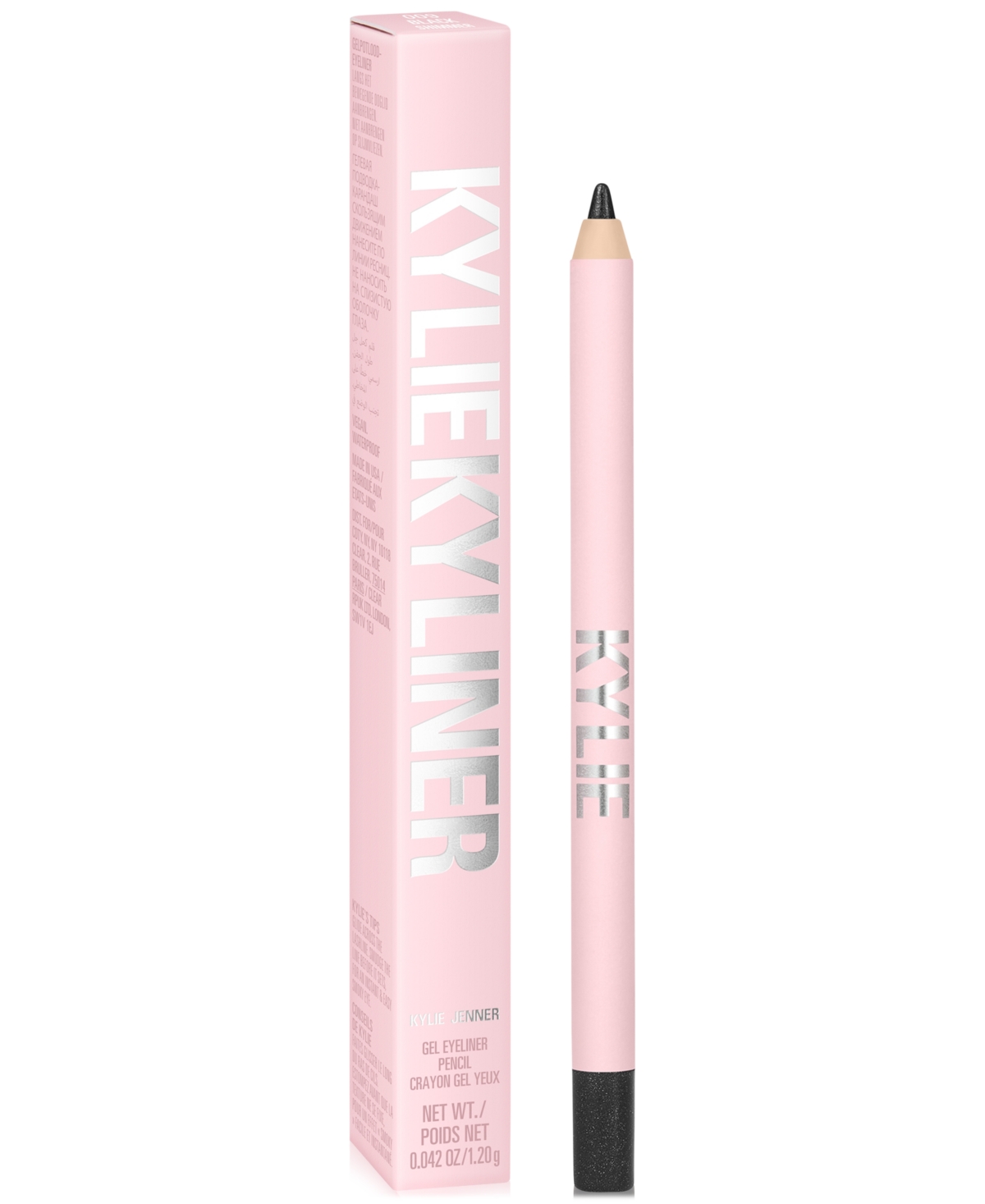 Kylie Cosmetics Kyliner Gel Eyeliner Pencil In Shimmery Black