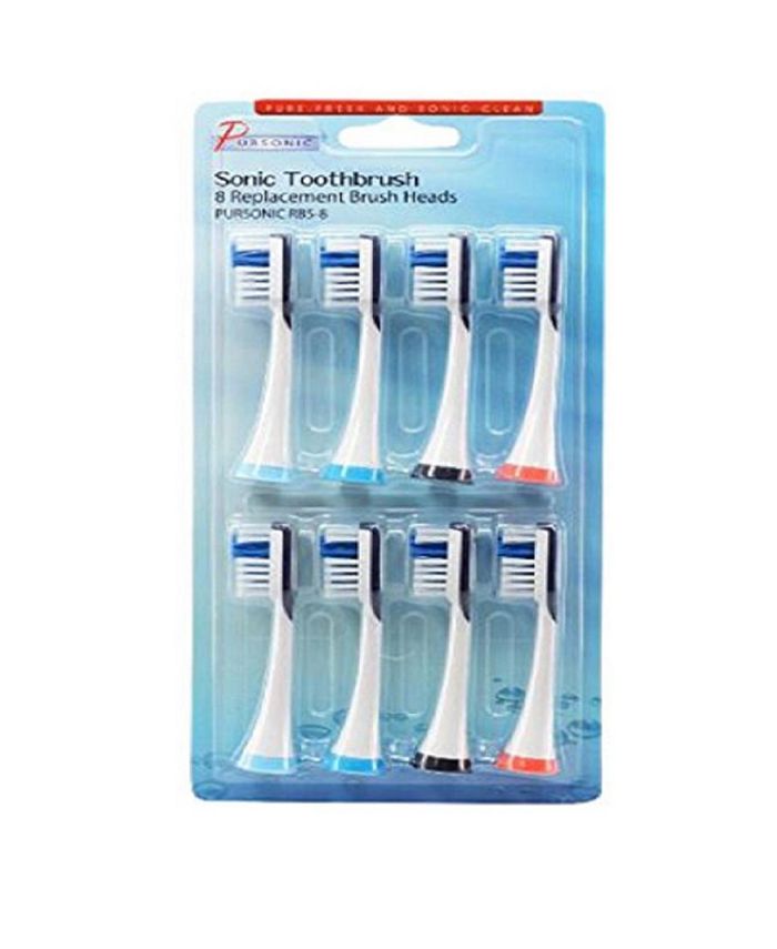 PURSONIC 8 Pack Brush Heads Replacement (S500/S520/S522) Macy's