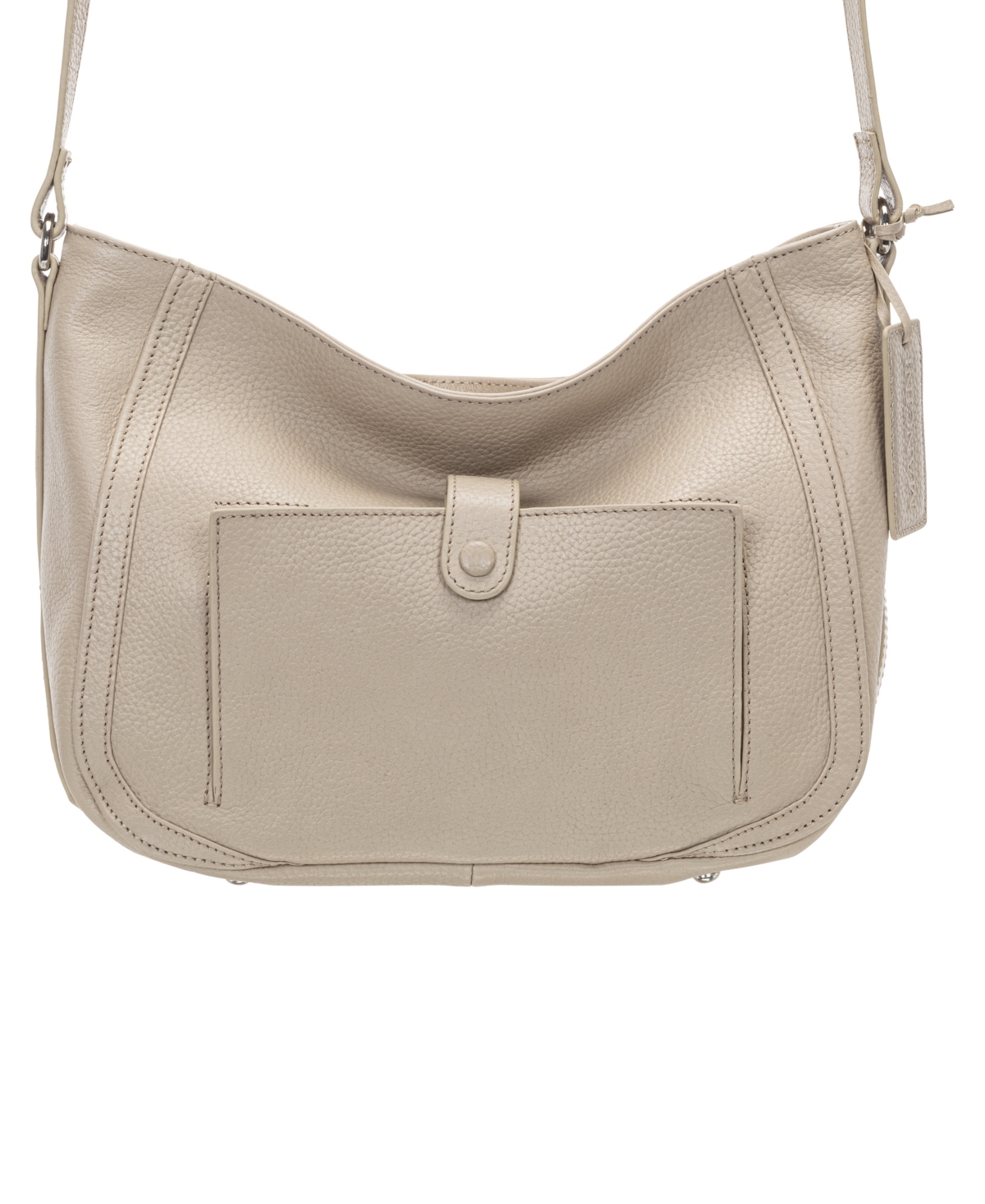 Mancini Women's Pebbled Sophia Crossbody Handbag In Off White