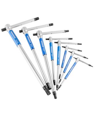 8 Piece Metric T-Handle Hex Key Wrench Set with Storage Rack