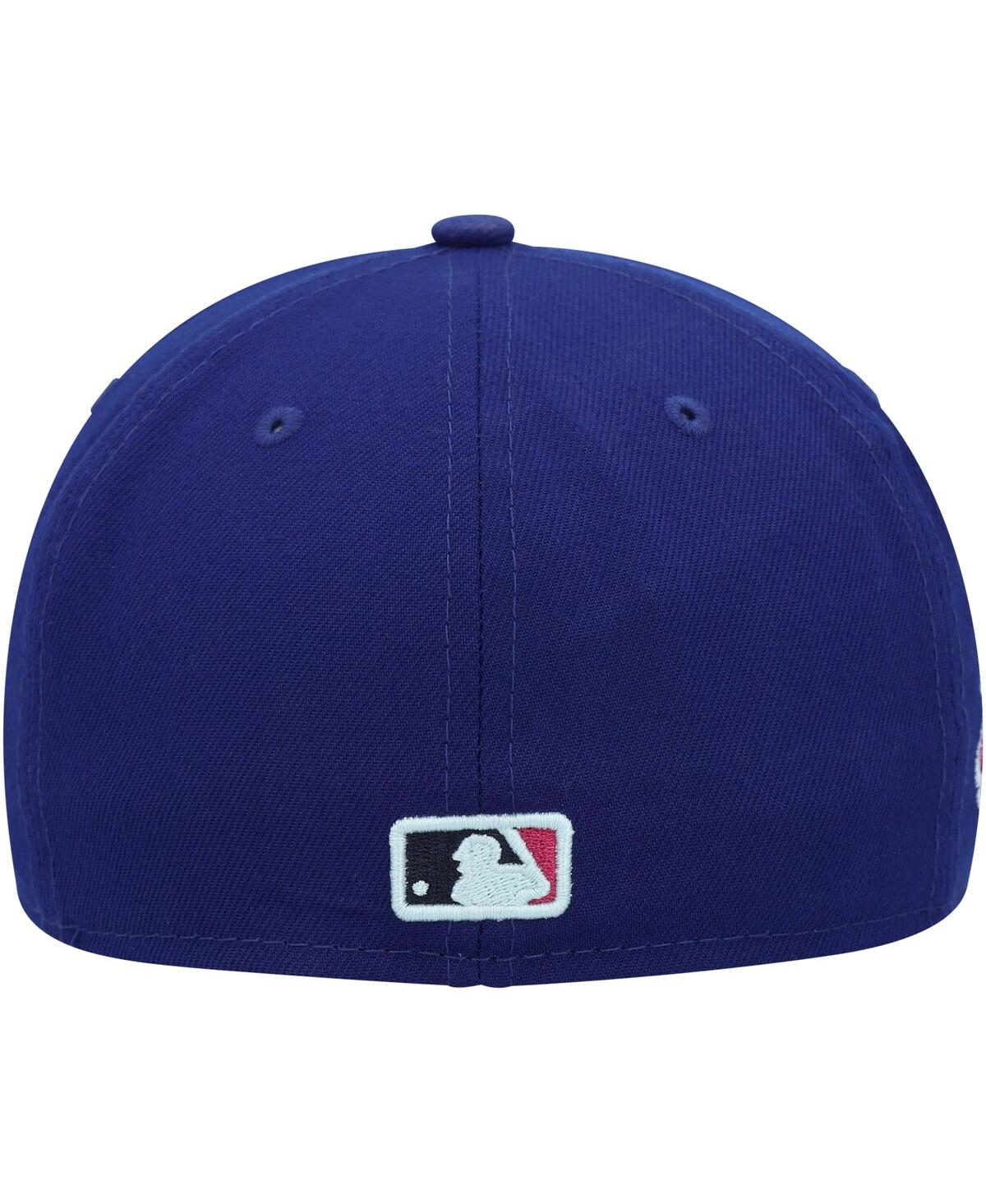 Men's New EraLos Angeles Dodgers 1988 World Series Polar Lights 59FIFTY Fitted Hat - Royal