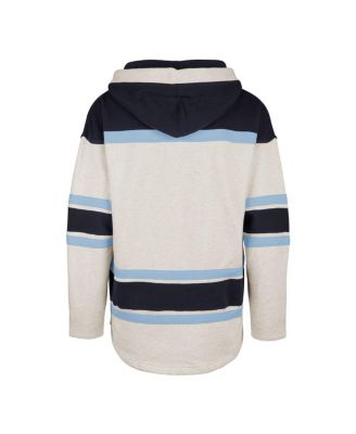 Men's Oatmeal Seattle Kraken Rockaway Lace-Up Pullover Hoodie