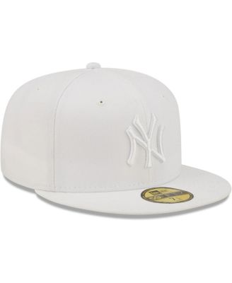 Men's New York Yankees White on White 59FIFTY Fitted Hat