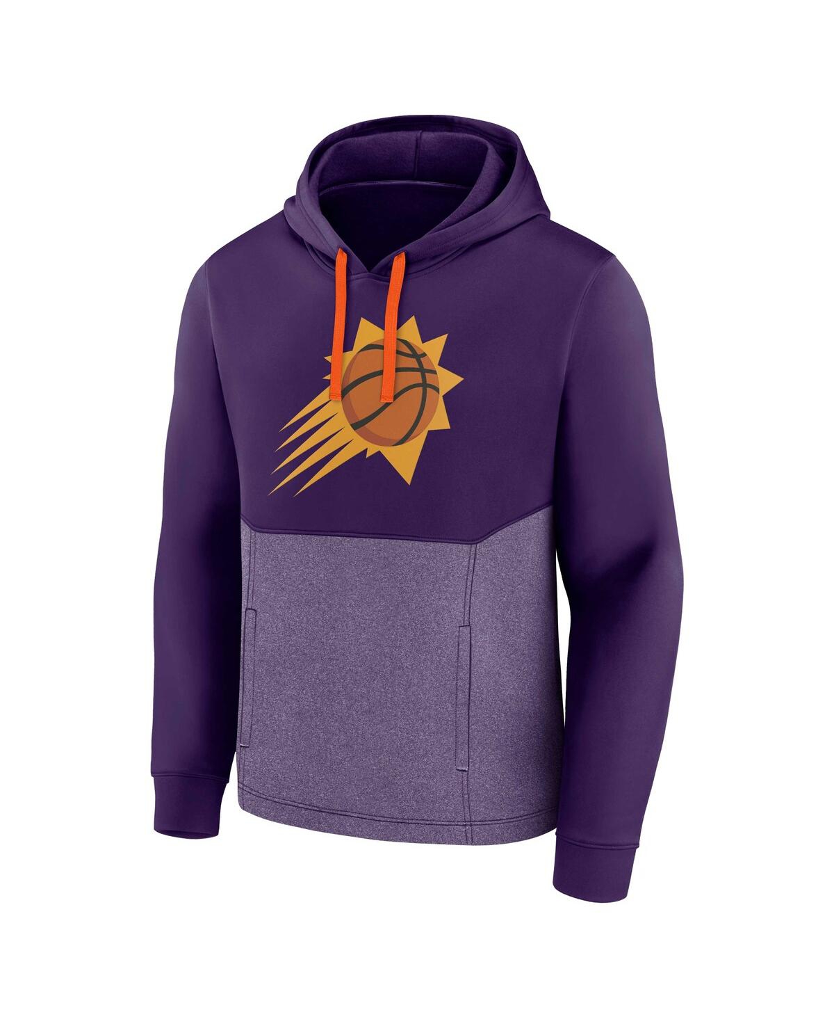 Shop Fanatics Men's  Purple Phoenix Suns Winter Camp Pullover Hoodie