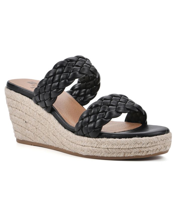 White Mountain Women's Yoyo Wedge Sandals Macy's