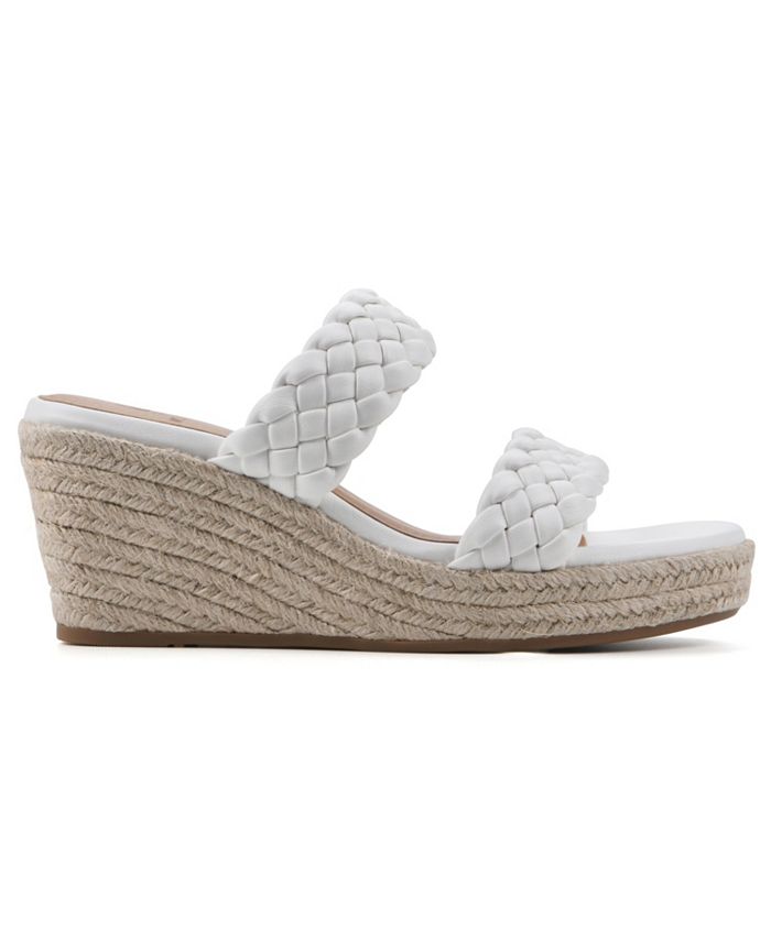White Mountain Women's Yoyo Wedge Sandals Macy's