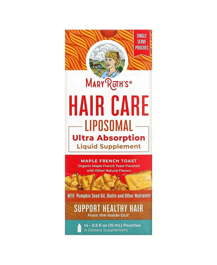 MaryRuth Organics Hair Growth Liquid Liposomal, French Toast, 14ct 0