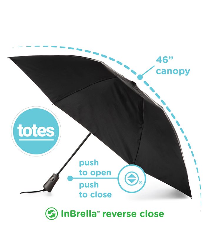 Totes Inbrella Reverse Close Umbrella & Reviews All Accessories