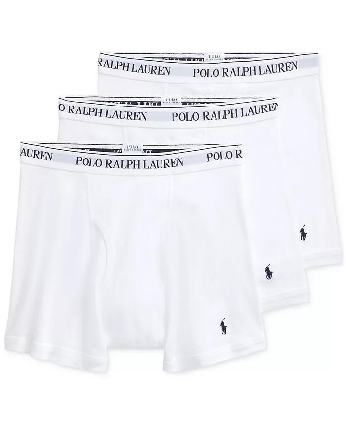 Men's 3-Pack Classic Cotton Boxer Briefs - thumbnail 10