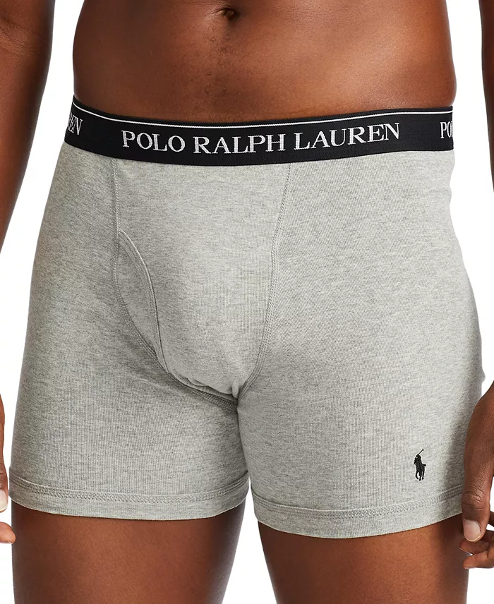 Men's 3-Pack Classic Cotton Boxer Briefs - thumbnail 8
