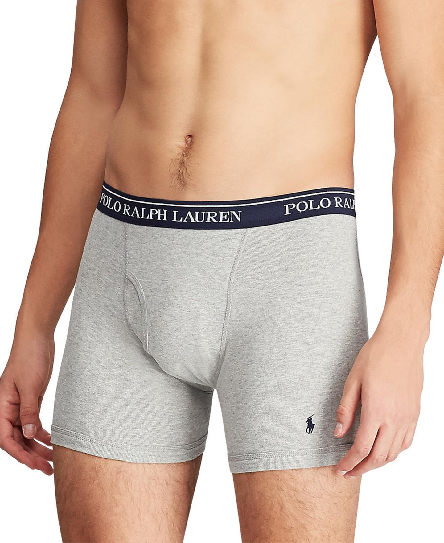 Трусы-боксеры Classic для мужчин, хлопок, 5 шт. — Polo Ralph Lauren, цвет: Синий / Королевский синий — фото 6