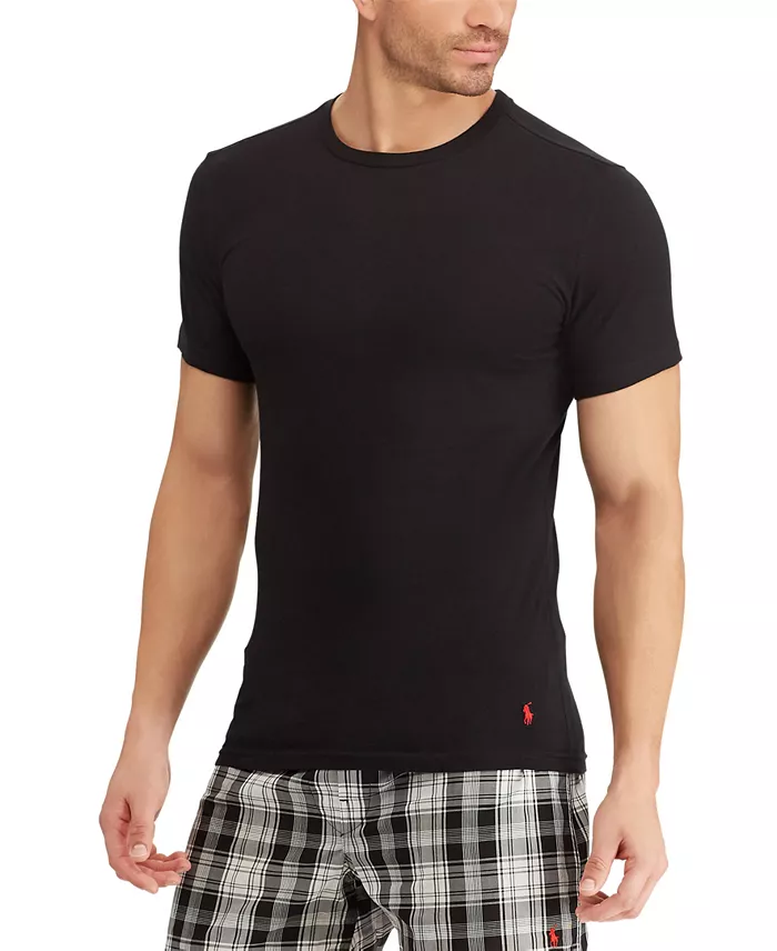 Men's 3-Pack Slim Fit Crewneck Undershirt - thumbnail 8