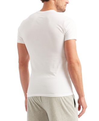 Men's Undershirt, Slim Fit Classic Cotton V-Neck 5 Pack