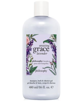 philosophy - Amazing Grace Lavender Shampoo, Bath & Shower Gel, 16 oz.