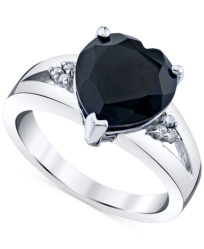 Macy's black onyx ring top