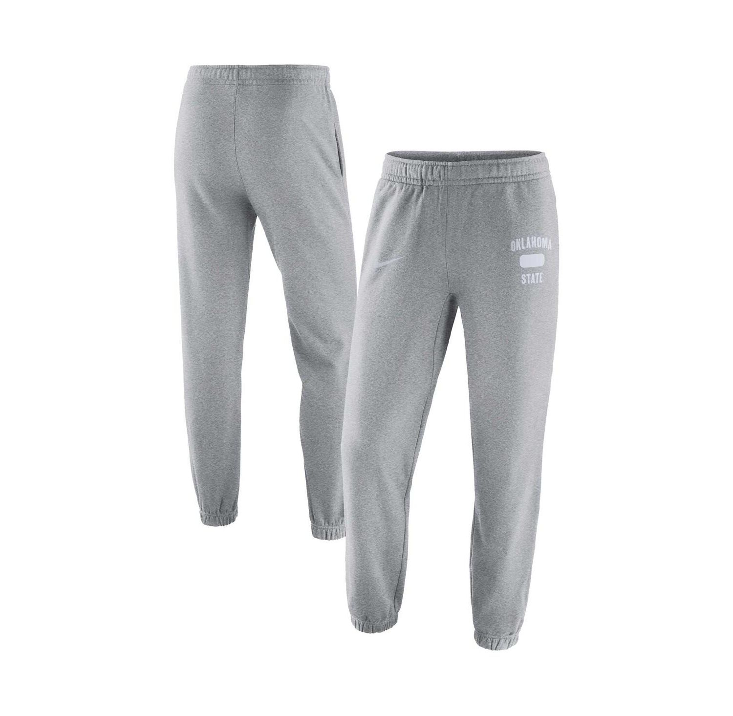 Men's Heathered Gray Oklahoma State Cowboys Saturday Fleece Pants