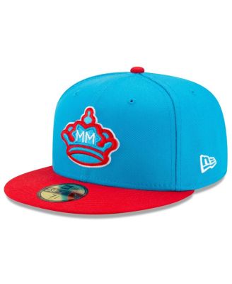 Men's Blue, Red Miami Marlins City Connect 59FIFTY Fitted Hat