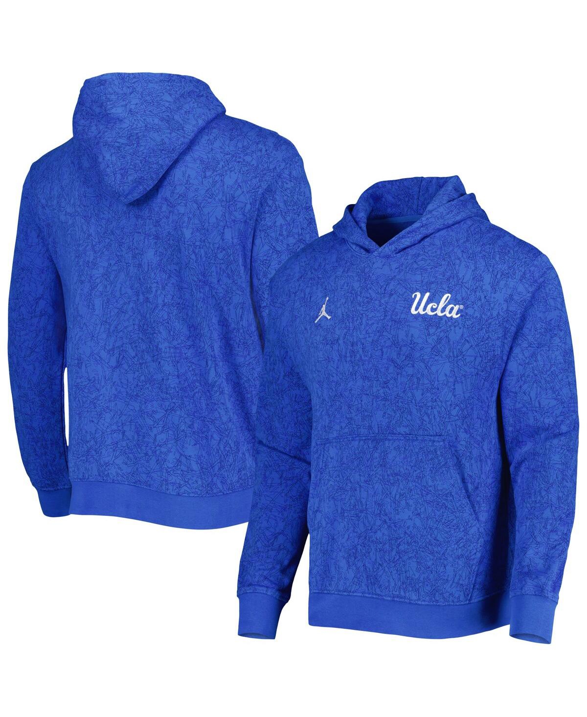 Jordan Men s Jordan Blue Ucla Bruins Logo Travel Pullover Hoodie Blue Smart Closet