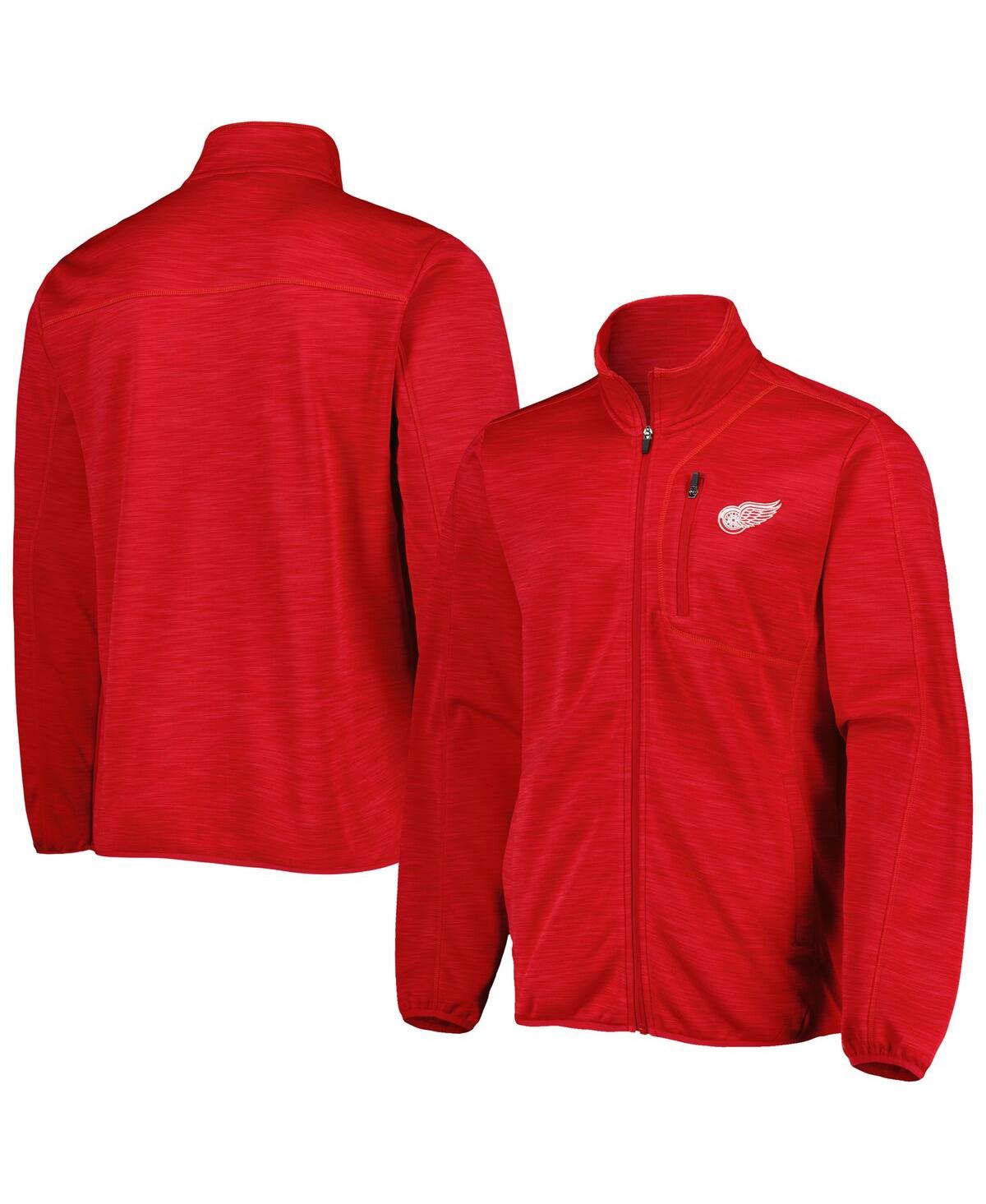 G-III SPORTS BY CARL BANKS MEN'S G-III SPORTS BY CARL BANKS RED DETROIT RED WINGS CLOSER TRANSITIONAL FULL-ZIP JACKET