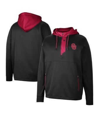 Men's Oklahoma Sooners Luge 3.0 Quarter-Zip Hoodie