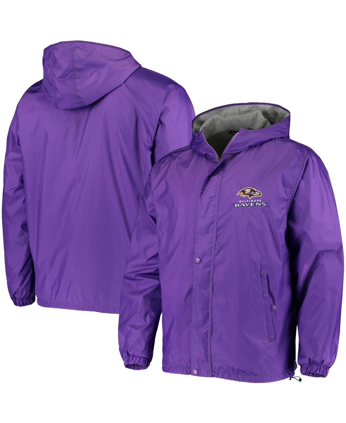 Shop Dunbrooke Men's  Purple Baltimore Ravens Logo Legacy Stadium Full-zip Jacket
