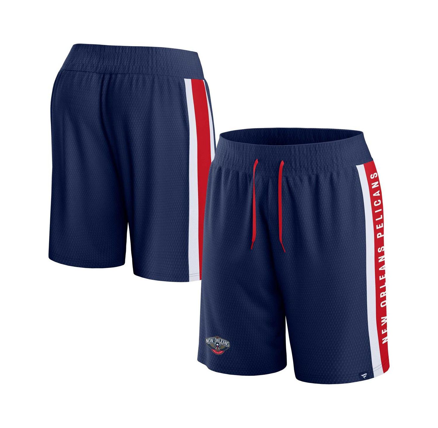 Men's Navy New Orleans Pelicans Referee Iconic Mesh Shorts