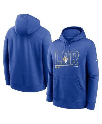 Men's Royal Los Angeles Rams City Code Club Fleece Pullover Hoodie