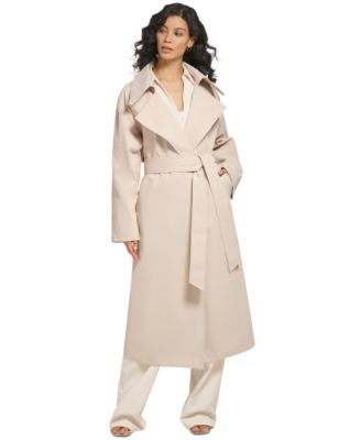 DKNY - Women's Oversized Lapel Trench Coat