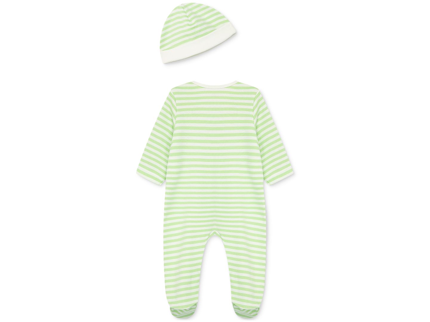 Комплекты Little Me Or Caterpillar Coverall and Hat, 2 Piece Set для малышей, цвет: Зелёный — фото 2