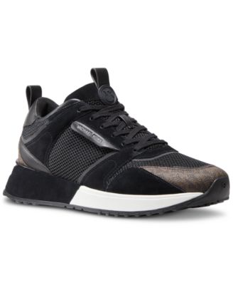 Michael Kors - Men's Theo Mixed-Media Lace-Up Running Sneakers
