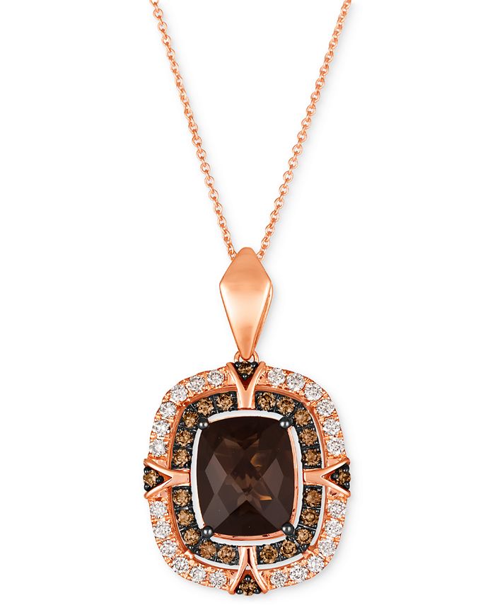 Chocolate on sale quartz necklace