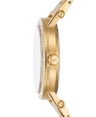 Women's Corey Three-Hand Gold-Tone Alloy Watch 38mm