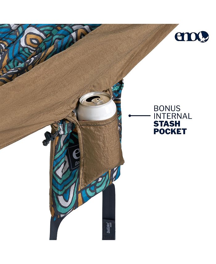 ENO DoubleNest Hammock Lightweight, Portable, 1 to 2 Person Hammock