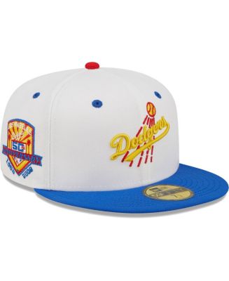 Men's New Era White, Royal Los Angeles Dodgers 50th Anniversary Cherry ...