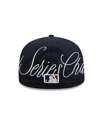 New York Yankees New Era Historic World Series Champions 59FIFTY Fitted Hat  - Navy