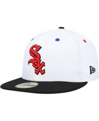 Men's White, Black Chicago White Sox 95th Anniversary Primary Eye 59FIFTY Fitted Hat