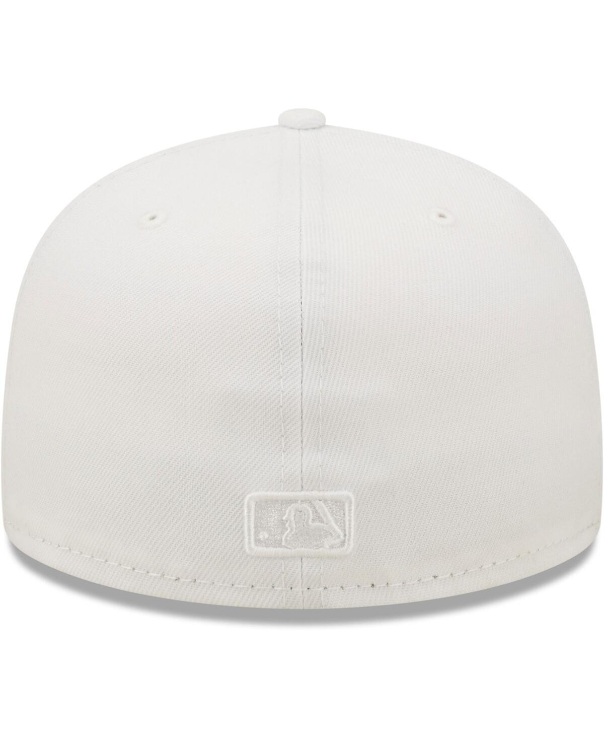 Shop New Era Men's  Chicago White Sox White On White 59fifty Fitted Hat