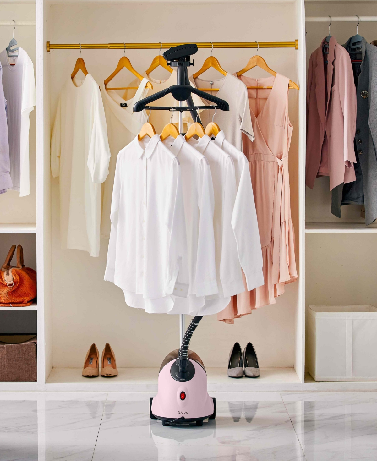 Shop Salav 1500-watt Garment Steamer & Fabric Shaver Bundle In Pink