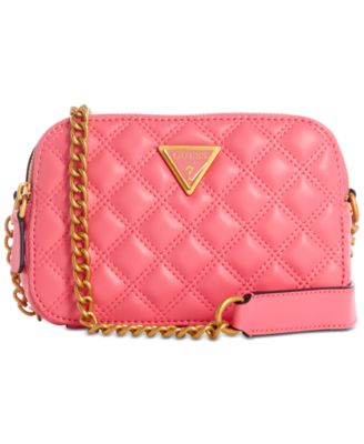 GUESS - Giully Small Quilted Faux Leather Camera Bag