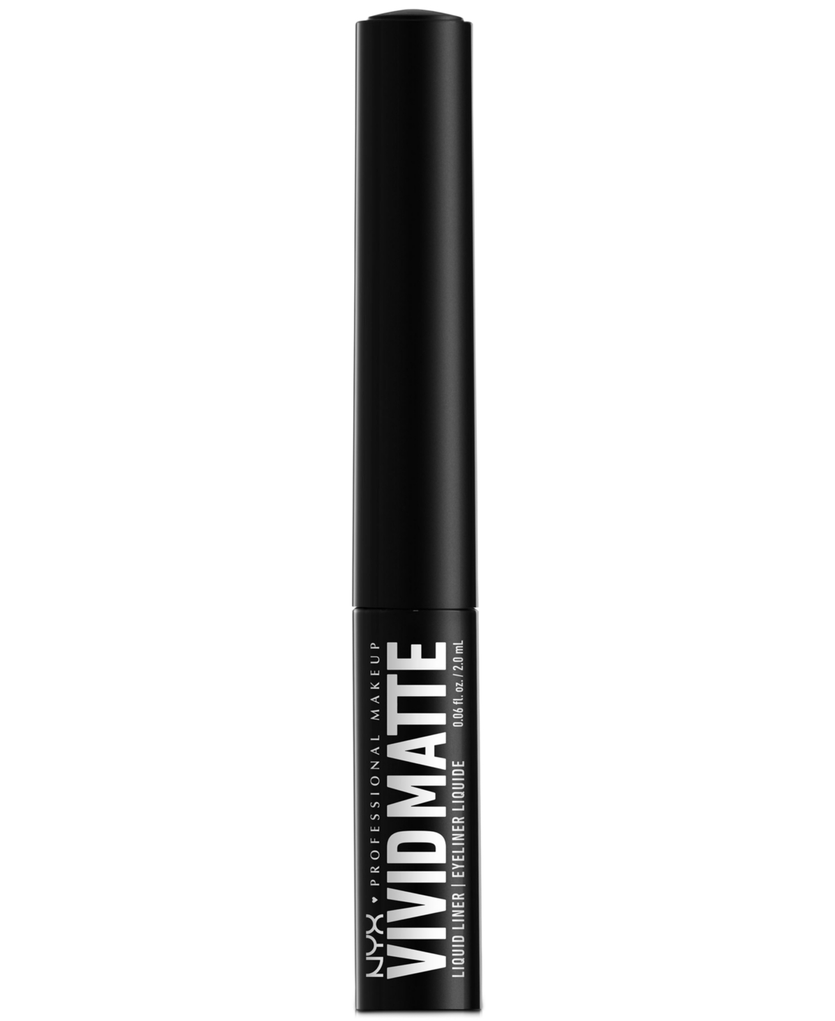 Nyx Professional Makeup Vivid Matte Liquid Liner In Black